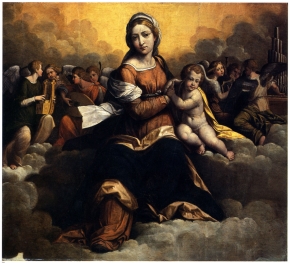 Madonna and Child in glory
