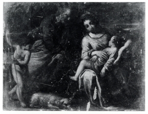 Holy Family with the Infant saint John the Baptist (Rest on the Flight into Egypt)