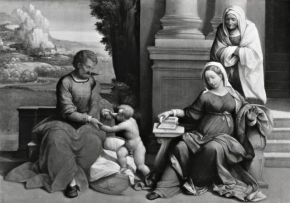 Holy Family with saint Anne