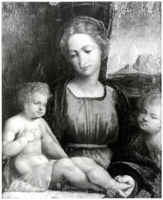 Madonna and Child with the Infant saint John the Baptist